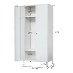 Besfur Steel Storage Wardrobe Locker (2)