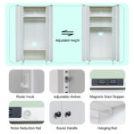 Besfur Steel Storage Wardrobe Locker (3)