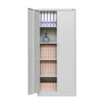 Metal Storage Cabinet 71-inch Tall - White (1)