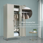 Besfur Metal Storage Wardrobe