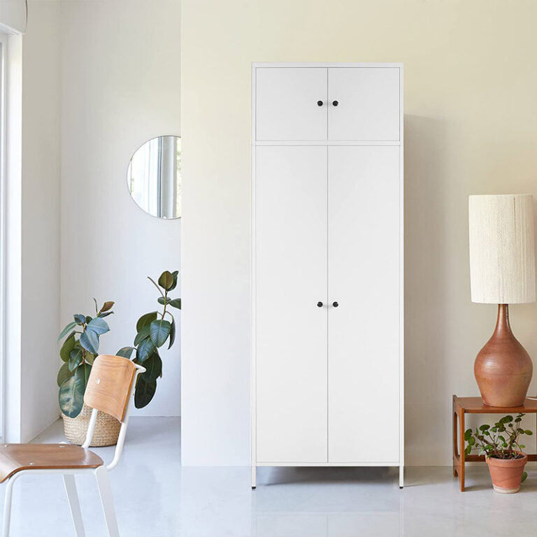 Besfur Tall Steel Storage Wardrobe Locker