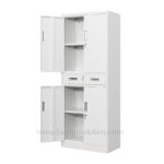 Storage Cabinet with Drawer and Adjustable Shelves